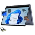 thumbnail image 1 of Dell Inspiron 14 2-in-1 Laptop, 14" FHD TouchScreen Display, AMD Ryzen 5-8640HS(Up to 4.9Hz), 64GB DDR5, 2TB PCIe SSD, Backlit KB, FP Reader, SD Card Reader, WiFi 6E, USB-C, Mytrix HDMI, Win 11 Pro, 1 of 6