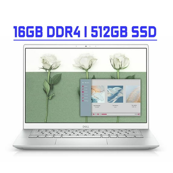 Dell Inspiron 14 5000 Premium Business Laptop Computer 14" FHD Anti-glare 11th Gen Intel Core i3-1115G4 Processor 16GB DDR4 512GB SSD Backlit KB HDMI Wifi6 MaxxAudio Webcam Win10