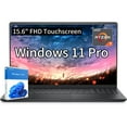 thumbnail image 1 of Dell Inspiron 3535 Touchscreen Laptop , AMD Ryzen 7-7730U,15.6" FHD (1920 x 1080) LED Backlight Display , Long Battery Life , Windows 11 Pro&nbsp;(64GB RAM | 1TB SSD), 1 of 5