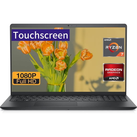 Dell Inspiron 3535 for Business Laptop ,15.6" FHD Touchscreen , AMD Ryzen 7 7730U CPU, HD Webcam, Windows 11 Home (16GB RAM | 1TB SSD)
