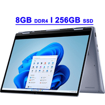 Dell Inspiron 14 7435 Premium 2-in-1 Laptop 14" FHD ComfortView Touchscreen AMD 6-core Ryzen 5 7530U Processor 8GB DDR4 256GB SSD Backlit Fingerprint FHD Webcam ExpressCharge Win11 Silver