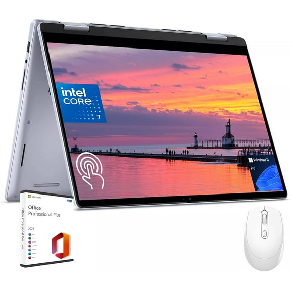 Dell Inspiron 14" FHD+ 2-in-1 TouchscreenBusiness Laptop, Intel 7-150U, 16GB DDR5, 1TB SSD, Webcam, Wi-Fi, Bluetooth, Windows 11 Pro