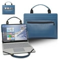 thumbnail image 1 of Dell Inspiron 15 2-in-1 7590 7591 Laptop Sleeve, Dell Inspiron 15 2-in-1 7590 7591 Laptop Leather Protective Case with Accesorries Bag Handle, Cover for Dell Inspiron 15 2-in-1 7590(Blue), 1 of 9