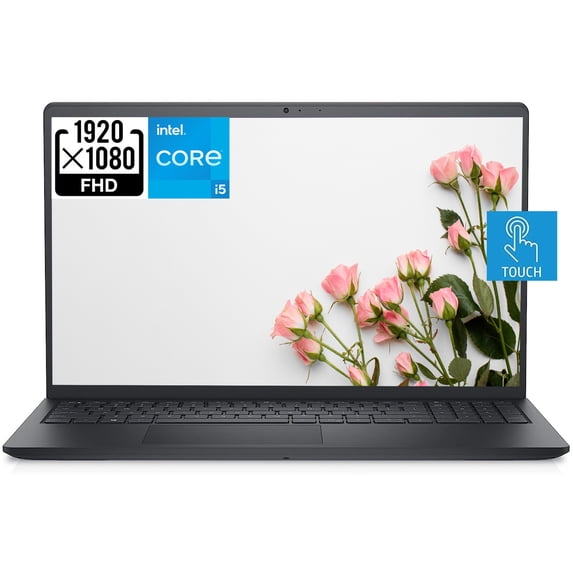 Dell Inspiron 15 3000 15.6" FHD Touchscreen Laptop Computer, Intel Quad-Core i5-1135G7, 16GB RAM, 256GB PCIe SSD, Numeric Keypad, Wi-Fi, Webcam, HDMI, Windows 11 Home