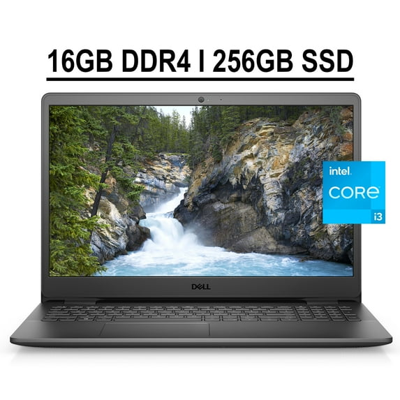 Dell Inspiron 15 3000 3501 Business Laptop 15.6" FHD Anti-glare Display 11th Gen Intel i3-1115G4 Processor 16GB DDR4 256GB SSD Integrated Intel UHD Graphics HDMI WiFi Bluetooth Webcam Win10 Black