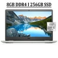 thumbnail image 1 of Dell Inspiron 15 3000 3501 Business Laptop 15.6" HD Anti-Glare WVA Display 10th Gen Intel Quad-Core i5-1035G1 Processor 8GB DDR4 256GB SSD Intel UHD Graphics HDMI Webcam Bluetooth Win11 Silver, 1 of 6