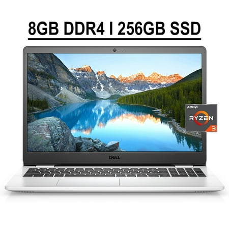 Dell Inspiron 15 3000 3505 Business Laptop 15.6" FHD Anti-glare Display AMD Ryzen 3 3250U 8GB DDR4 256GB SSD AMD Radeon Graphics Fingerprint HDMI MaxxAudio Pro WIFI HD Webcam Win10 Snow White