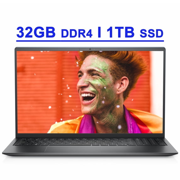 Dell Inspiron 15 3000 3511 Premium Business Laptop 15.6” FHD Anti-glare WVA Touchscreen 11th Generation Intel Quad-Core i7-1165G7 32GB RAM 1TB SSD Intel Iris Xe Graphics HDMI WiFi Win11 Black