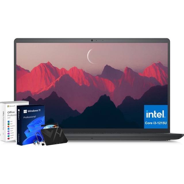 Dell Inspiron 15 3000 3520 Business Laptop with Microsoft Office