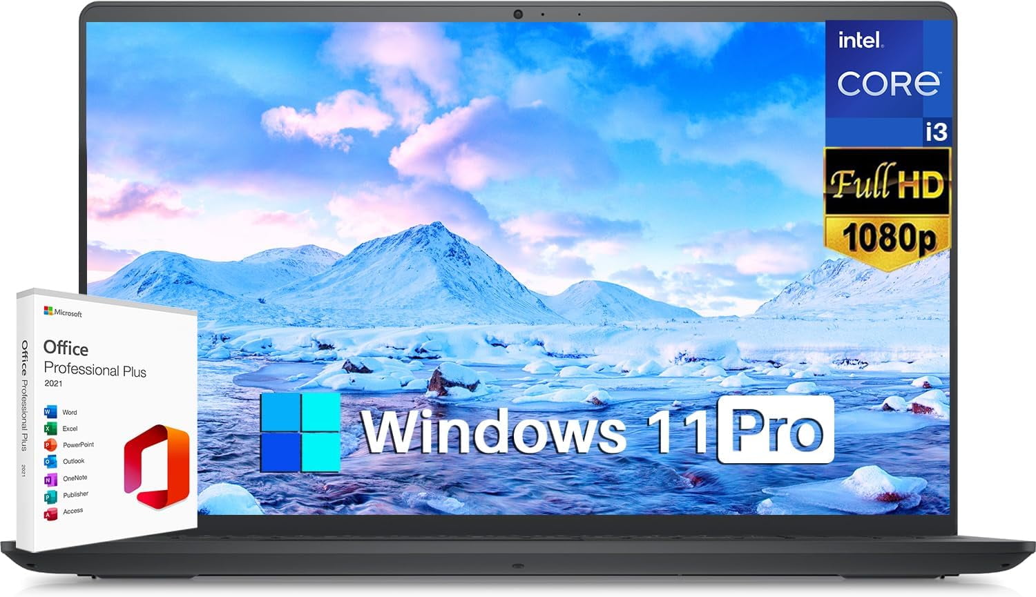 Dell Inspiron 15 3000 3520 Laptop for Business Students, Microsoft Office Lifetime License & Windows 11 Pro, 15.6 Dell Inspiron 15 3000 3520 Laptop for Business Students, Microsoft Office Lifetime License & Windows 11 Pro, 15.6