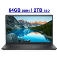 thumbnail image 1 of Dell Inspiron 15 3000 3530 Premium Business Laptop 15.6" FHD WVA Anti-glare Touchscreen 13th Gen Intel 10-Core i7-1355U Processor 64GB DDR4 2TB SSD Intel Iris Xe Graphic FHD Webcam HDMI Win11, 1 of 6