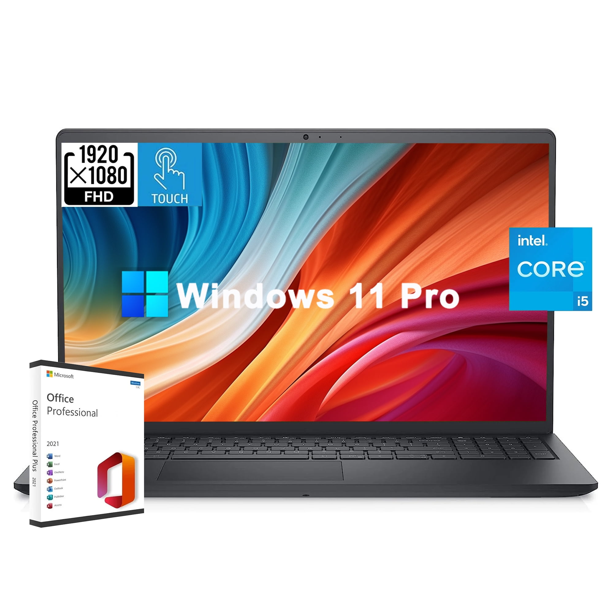 Dell Inspiron 15 3000 [Windows 11 Pro] Business Laptop Computer