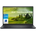 thumbnail image 1 of Dell Inspiron 15 3520 15.6" Touchscreen FHD Laptop Computer, Intel Quad-Core i5-1135G7 up to 4.2GHz, 64GB DDR4 RAM, 4TB PCIe SSD, 802.11AC WiFi, Bluetooth, Black, Windows 11P, 1 of 6