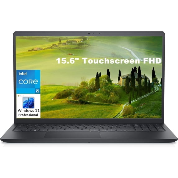 Dell Inspiron 15 3520 15.6" Touchscreen FHD Laptop Computer, Intel Quad-Core i5-1135G7 up to 4.2GHz, 64GB DDR4 RAM, 4TB PCIe SSD, 802.11AC WiFi, Bluetooth, Black, Windows 11P