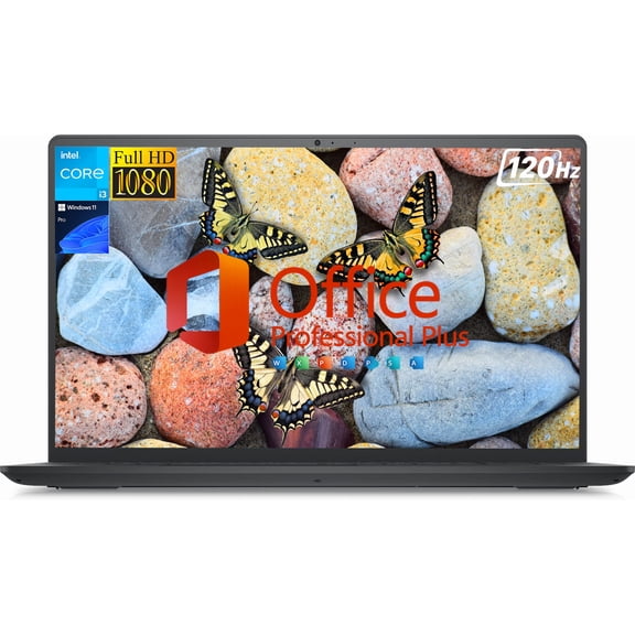Dell Inspiron 15 3520 Business Laptop, 15.6" FHD Display, Intel Core i3-1215U Core, 16GB RAM, 512GB SSD, Wi-Fi, Windows 11 Pro