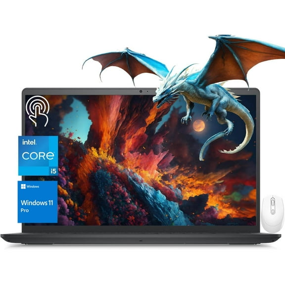 Dell Inspiron 15 3520 Business Laptop, 15.6" FHD Touchscreen, Intel Core i5-1235U, 32GB RAM, 2TB SSD, Intel UHD Graphics, HD Webcam, Wi-Fi, Bluetooth, Windows 11 Pro