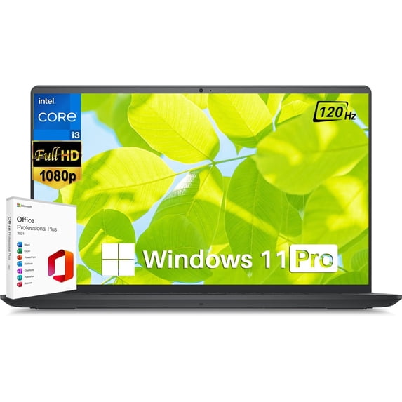 Dell Inspiron 15 3520 Laptop Computer, 15.6" 120Hz IPS FHD, 32GB RAM, 2TB SSD, Intel i3-1215U, Students and Business Laptops with Microsoft Office Lifetime License & Windows 11 Pro