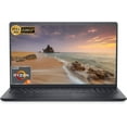 thumbnail image 1 of Dell Inspiron 15 3525 Laptop, 15.6" FHD Display, AMD Ryzen 5 5500U, 32GB DDR4 RAM, 1TB SSD, AMD Radeon Graphics, Windows 11 Home, Black, 1 of 5