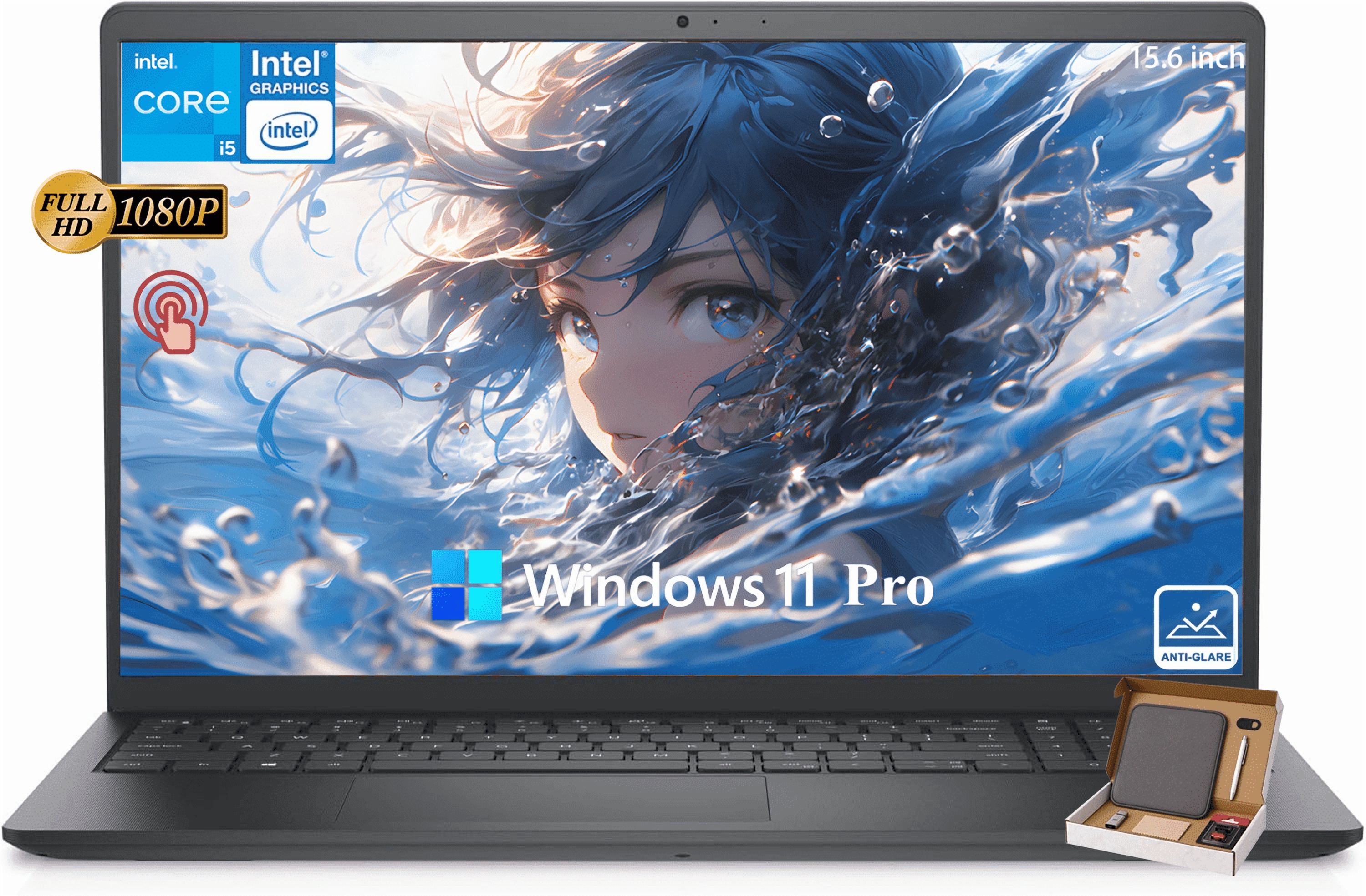 Dell Inspiron 15 3530 Touchscreen Laptop - Intel 10-Core I5, 16GB RAM, 512GB SSD, 15.6" FHD, WiFi 6, Windows 11