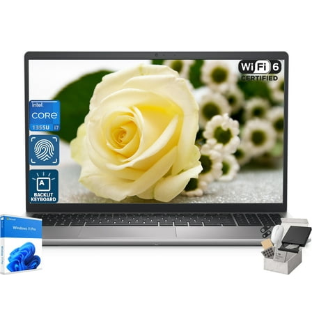 Dell Inspiron 15 3530 Business Laptop - 13th Gen Intel Core i7-1355U GPU • 64GB RAM • 2TB SSD • 15.6" Anti Glare FHD Display • Backlit KB • Fingerprint • Wi-Fi 6 • Windows 11 Pro