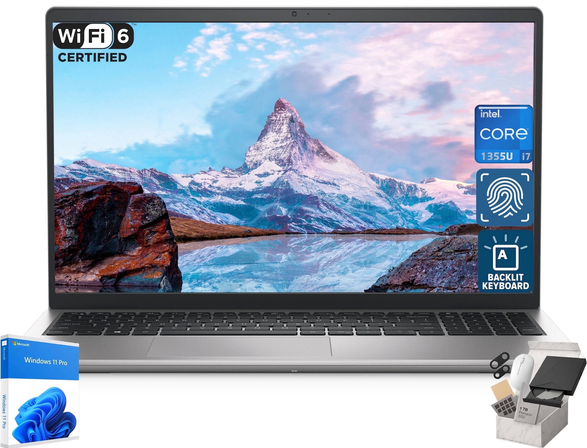 Dell Inspiron 15 3530 Business Laptop, Intel Core i7-1355U, 32GB