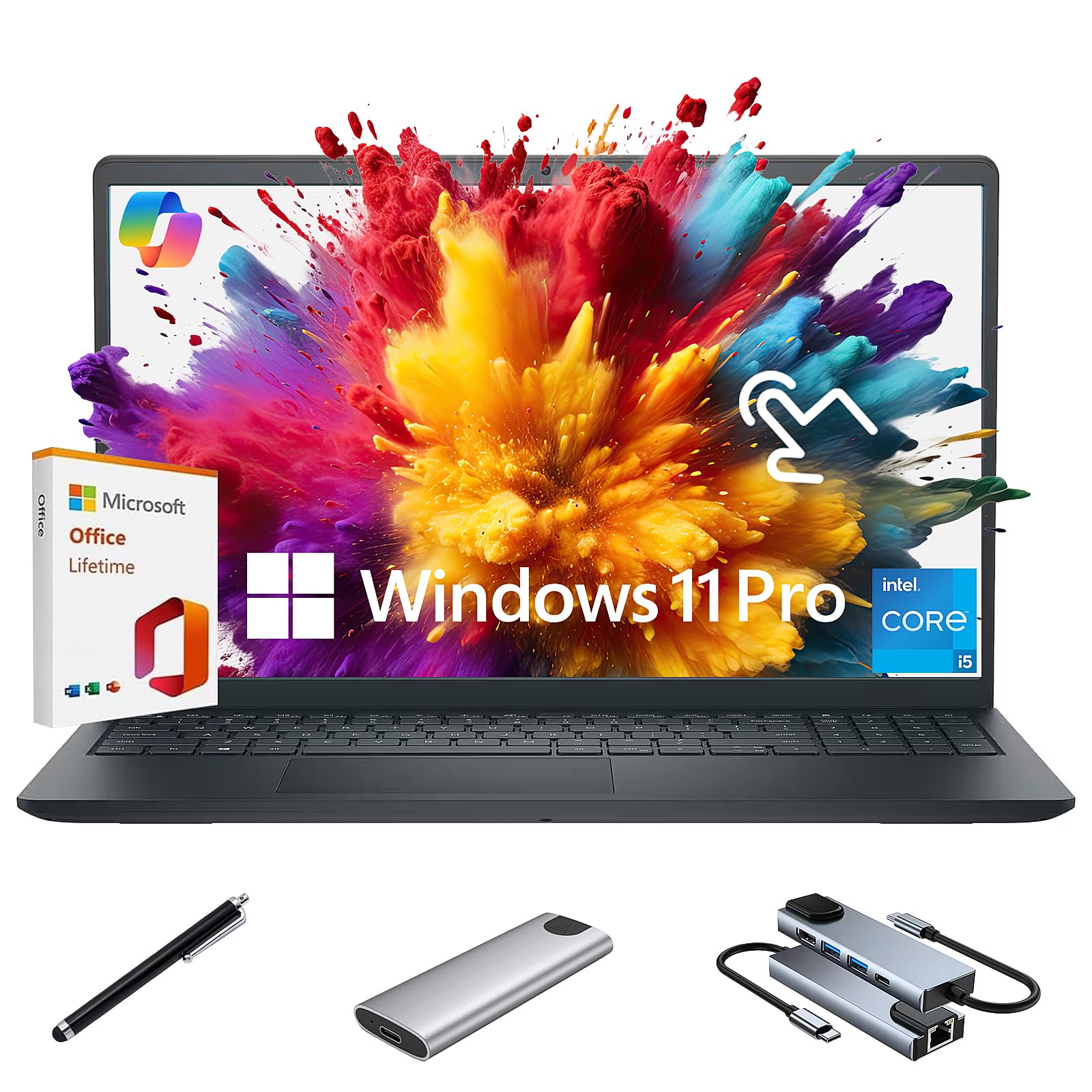 Dell Inspiron 15 3530 Laptop Computer, 15.6'' FHD AntiGlare Laptop