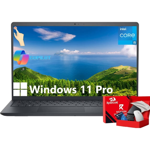 Dell Inspiron 15 3530 Touch Screen Laptop, Intel Core i5-1334U, 64GB RAM, 2TB SSD, 15.6" FHD Anti-Glare Display Business Laptop, AI Copilot, Windows 11 Pro