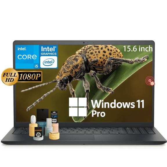 Dell Inspiron 15 3530 Touchscreen Laptop Computer - 15.6'' FHD IPS • Intel 10-Core i5 1334U(up to 4.6GHz) • 64GB RAM, 1TB SSD • Intel UHD Graphics • Wi-Fi 6 • Win 11 Pro