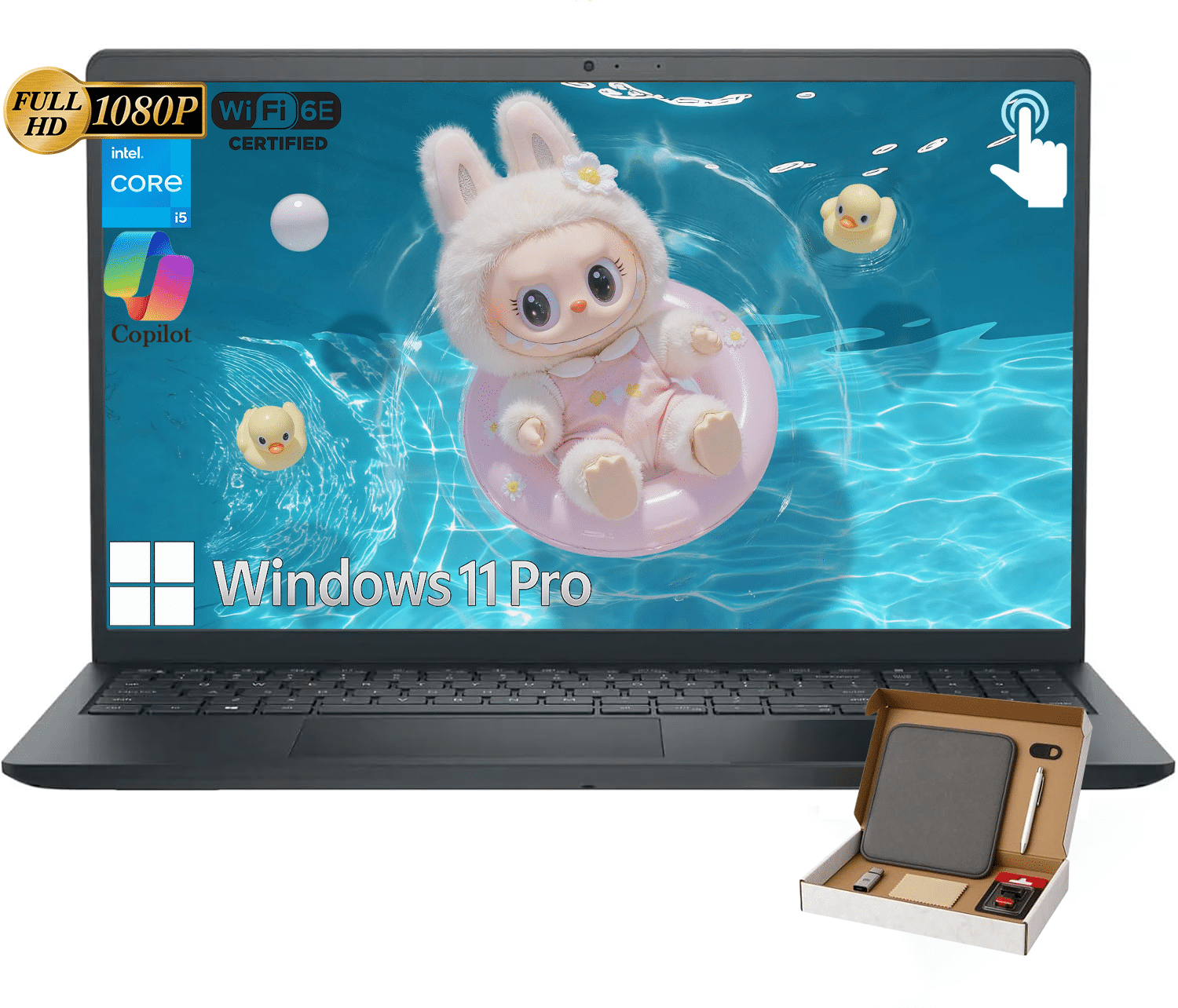 Dell Inspiron 15 Laptop, 13th Gen i7, 64GB RAM, 1TB SSD, Wi-Fi