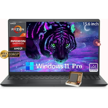 Dell Inspiron 15 3535 Personal Laptop, 15.6” FHD 1920 x 1080 Touchscreen Display, AMD Ryzen 7 7730U, 16GB RAM|1TB SSD, Windows 11 Pro, Black