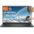thumbnail image 1 of Dell Inspiron 15 3535 Touchscreen Laptop - 15.6" FHD WVA Display, 8-Core AMD Ryzen 7 7730U, AMD Radeon Graphics,Windows 11 Pro, Copilot, Wi-Fi, 24GB RAM, 1TB SSD, w/Accessories, 1 of 8