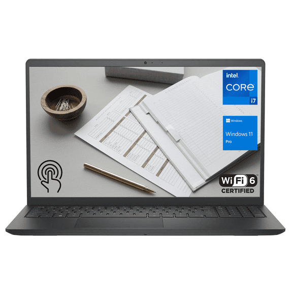 Dell Inspiron 15.6" FHD Business Laptop, Intel Core i7-1355U, 64GB RAM 2TB SSD, Win 11 Pro, Black