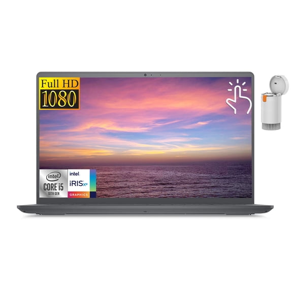 Dell Inspiron 15.6" FHD IPS Touchscreen Laptop, Intel Core i5-1155G7 Processor (Quad-core), 12GB RAM, 256GB SSD, Wi-Fi, Windows 11 Home, 20 in 1 Multifunctional Brush