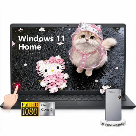 Dell LDC15250 15.6" FHD Touchscreen Laptop, Intel Core i5-1334U, 8GB RAM, 512GB SSD, Windows 11 Home, w/Accessory