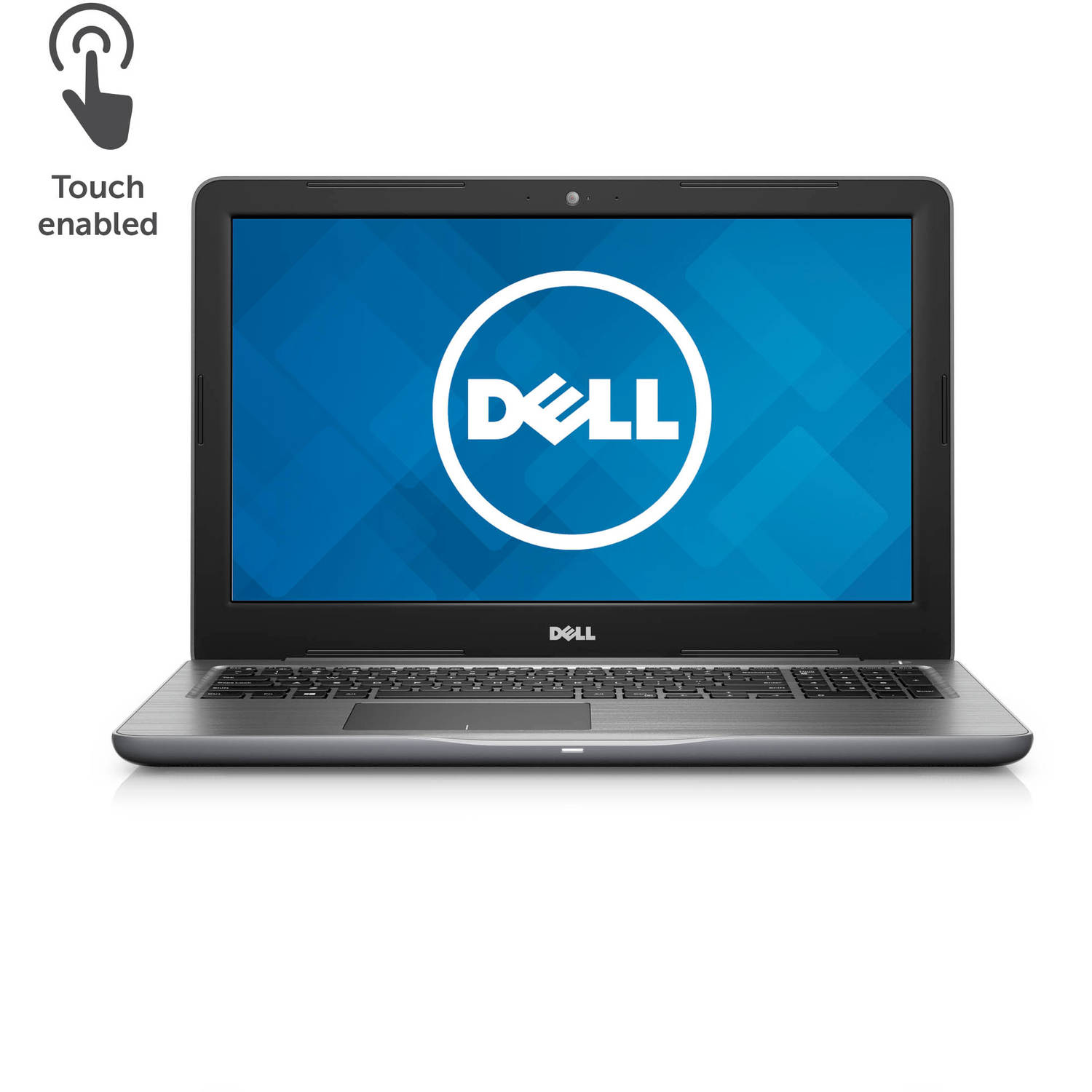 Dell - Inspiron 15.6" Touch-Screen Laptop - AMD FX - 16GB Memory - AMD Radeon R7 M445 - 1TB HD - Matte gray - image 1 of 8