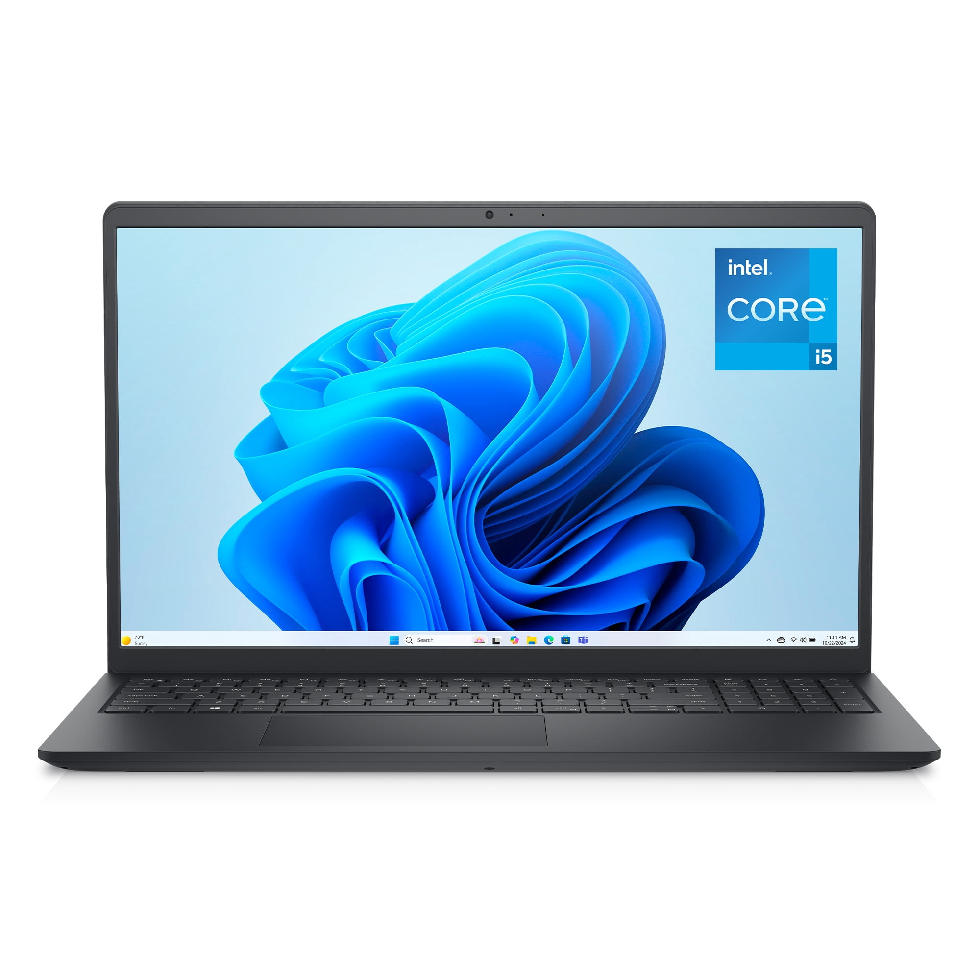 Dell DC15250 15.6-inch FHD Touchscreen Laptop, Intel Core i5-1334U, 8GB RAM, 512GB SSD, Carbon Black
