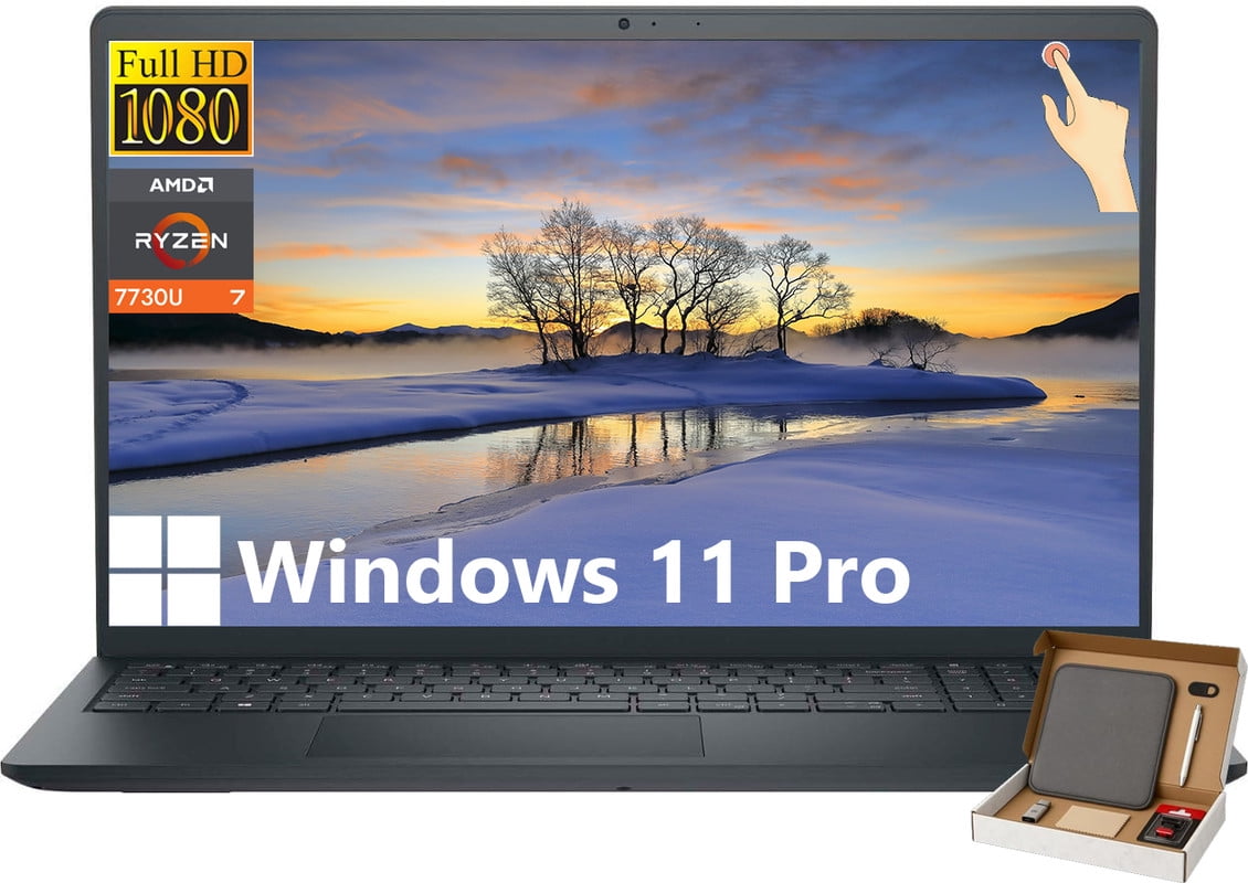 Dell Inspiron 15 3535 Touchscreen Laptop for Business, AMD Ryzen 7 ...