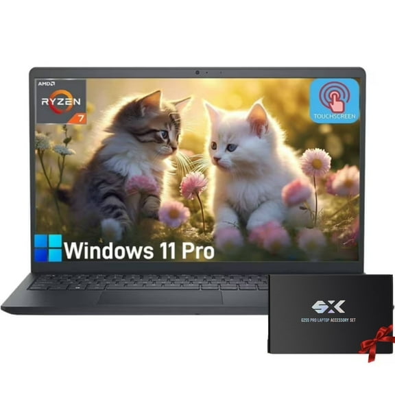 Dell Inspiron 15.6" Touchscreen Laptop, Ryzen 7 7730U 4.5 GHz, 16GB RAM, 1TB SSD, Full HD Display, Windows 11 Pro, Includes Accessories, Ideal for Personal & Business Use