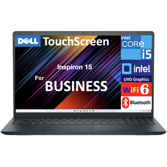 Dell Inspiron 15 Business Laptop 15.0in Touchscreen FHD Display (Intel i5-1334U, 8GB DDR4, 512GB SSD, Intel UHD, WiFi 6, Webcam, Bluetooth 5.3, Win 11 Home S-Mode)