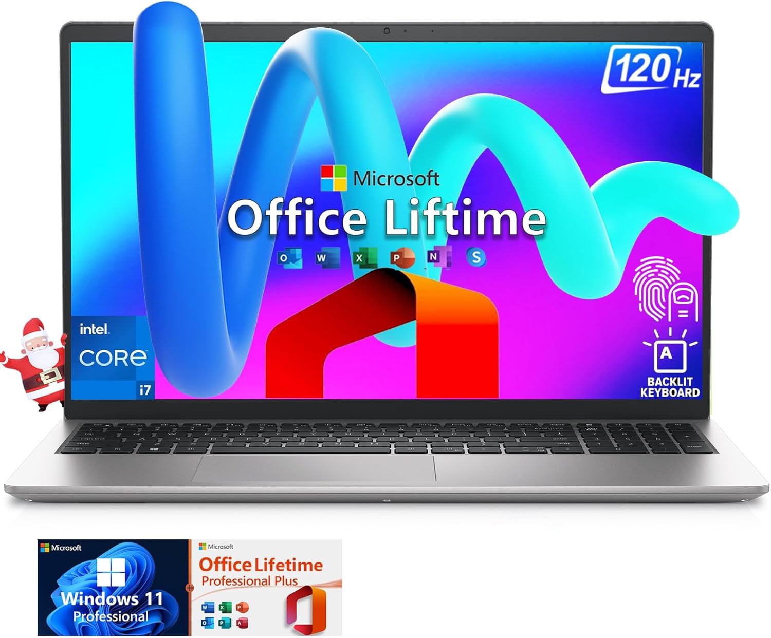 Dell Inspiron 15 Business Laptop - 15.6" FHD Display, Intel Core i7 ...