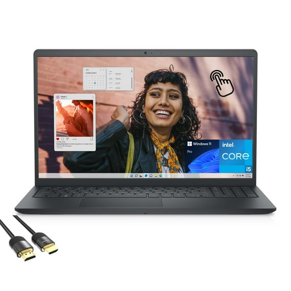 Dell Inspiron 15 Laptop, 15.6" FHD TouchScreen Anti-Glare Display, 13th Gen Intel Core i5-1335U, 64GB RAM, 1TB PCIe SSD, Wi-Fi 6, Keypad, Webcam, USB-C, SD Card Reader, Mytrix HDMI Cable, Win 11 Pro