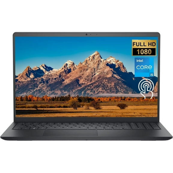 Dell Inspiron 15 Laptop, 15.6" FHD Touchscreen Display, Intel Core i5-1135G7 4 Cores Processor, 8GB RAM 256GB PCIe SSD, Bluetooth, HDMI, Webcam, WiFi, Windows 11 Pro, Black