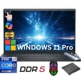 thumbnail image 1 of Dell Inspiron 15 Laptop 15.6-inch FHD Touch Intel Core i7-1355U 16GB DDR5 RAM 512GB NVMe SSD Windows 11 Pro, Black, 1 of 6