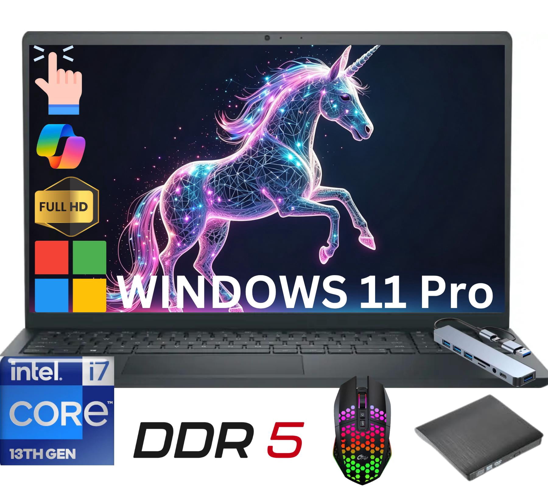 Dell Inspiron 15 Laptop 15.6-inch FHD Touchscreen Intel Core i7