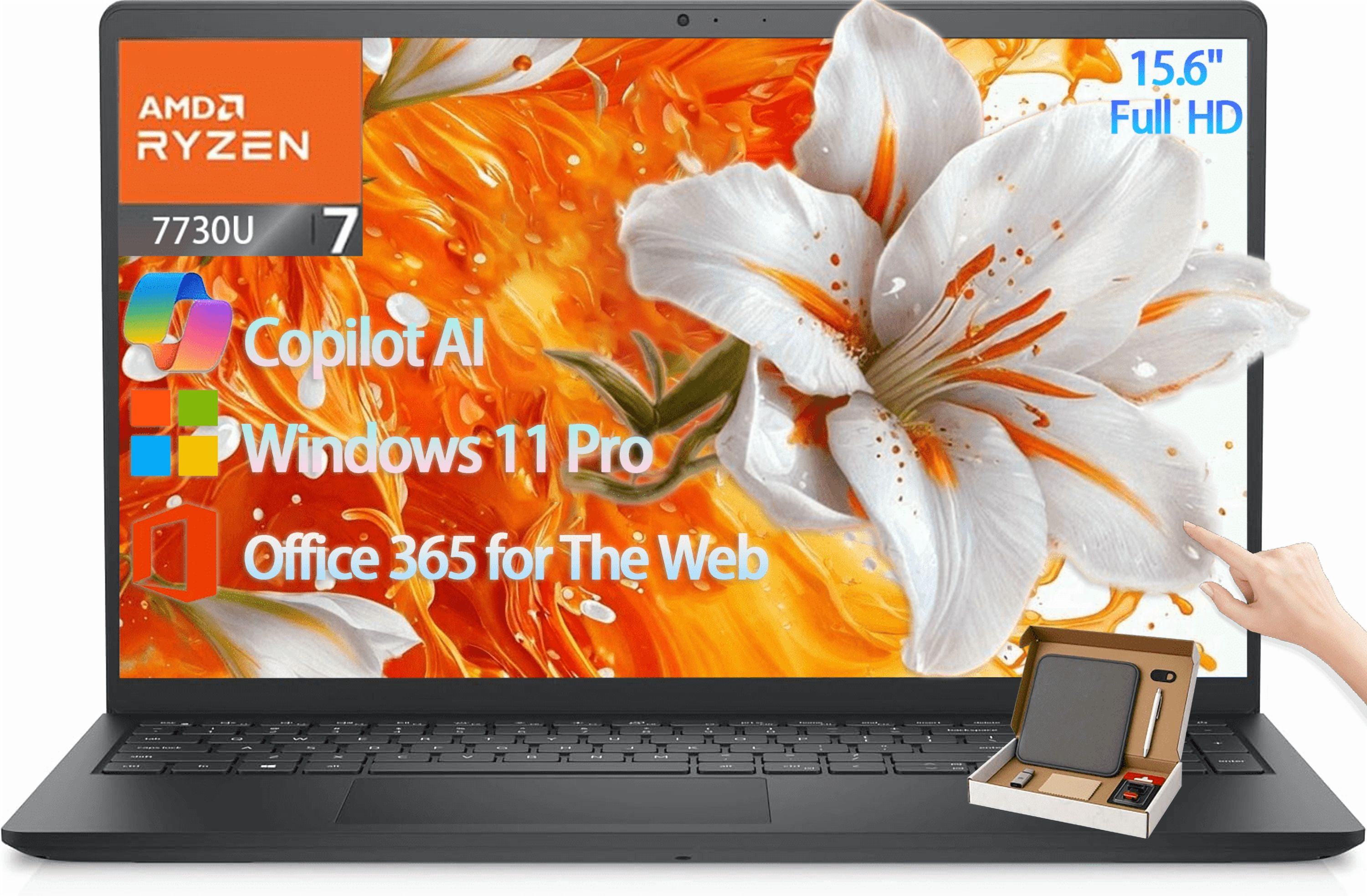 Dell Inspiron 15 3535 Laptop, 16GB RAM, 512GB SSD, AMD Ryzen 5