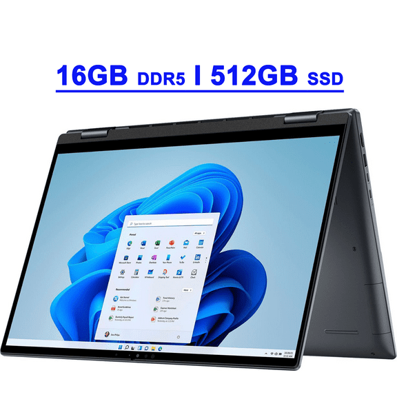 Dell Inspiron 16 7630 Premium 2-in-1 Laptop 16" UHD+ 4K OLED Touch 400nits Intel 12-core i7-1360P 16GB DDR5 512GB SSD GeForce MX550 Thunderbolt4 FHD IR Webcam ExpressCharge Long Battery Life Win11