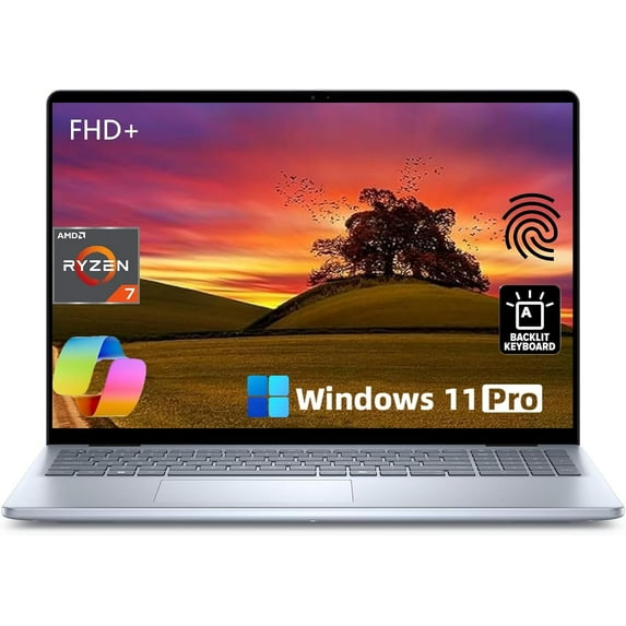 Dell Inspiron 16" FHD Business Laptop, AMD Ryzen 7-8840U, 64GB DDR5, 2TB SSD, Windows 11 Pro