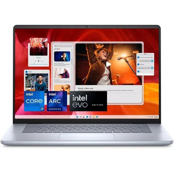 Dell Inspiron 16 Plus 7640 Laptop - 16.0-inch 16:10 2.5K (2560x1600) Display, Intel Core Ultra 7-155H Processor, 16GB DDR5 RAM, 1TB SSD, Windows 11 Home, Onsite & Migrate Service - Ice Blue