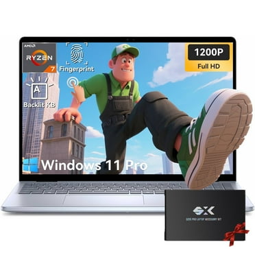 Dell Inspiron 16" Touchscreen Laptop – AMD Ryzen 7 8840U, 16GB RAM, 1TB SSD, FHD+ Display, Backlit Keyboard, Fingerprint Reader, Windows 11 Pro, Accessories Included