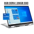 thumbnail image 1 of Dell Inspiron 17 7000 7706 Business 2-in-1 Laptop 17.3" QHD+ IPS Touchscreen 11th Gen Intel Quad-Core i7-1165G7 8GB DDR4 256GB SSD Intel Iris Xe Graphics Backlit Keyboard Fingerprint Win10 Silver, 1 of 7